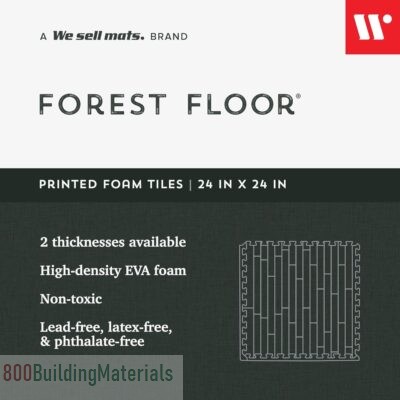 Forest Floor 3/8 Inch Thick Printed Foam Tiles ‎FF-10M