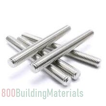 304 STAINLESS STEEL STUD BOLT WITH 2 NUT, LENGTH 1 METER (M8 X 1MTR)