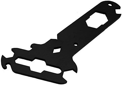 Dirty Rigger DTY-MULTITOOL Black Multitool With 14-In-1 Separate Rigger Tools Including Wing Nut Spanner