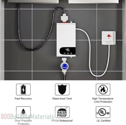TDOO Electric Water Heater 666GZUF-SH-BE