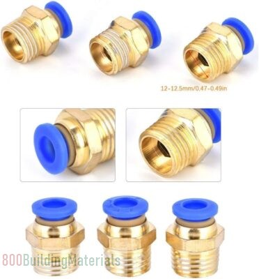 NALACAL Male Connector Air Quick Fittings Adapter YVJ-1595