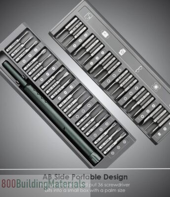 IFAN Precision Screwdriver Set Wearable Rust Resistant Magnetic Bits -36 bits
