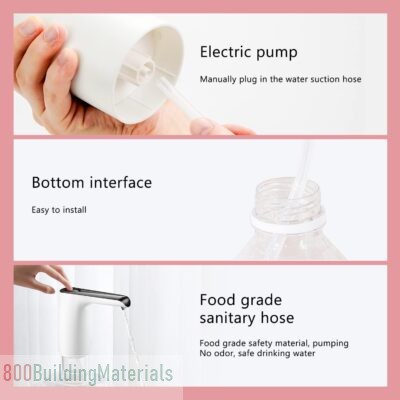 Excefore Portable electric water bottle pump CE6775