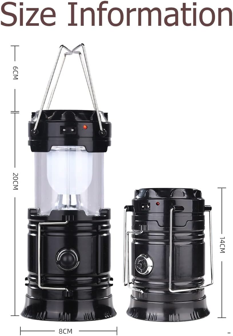 Portable Led Camping Lantern Flashlights Survival Kit For Emergency