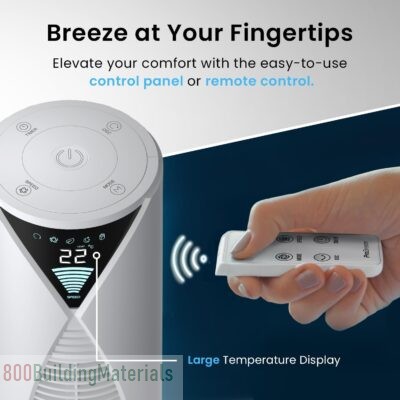 Pro Breeze Tower Fan with Remote