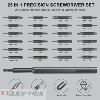 Anspect Precision Screwdriver Set – 25