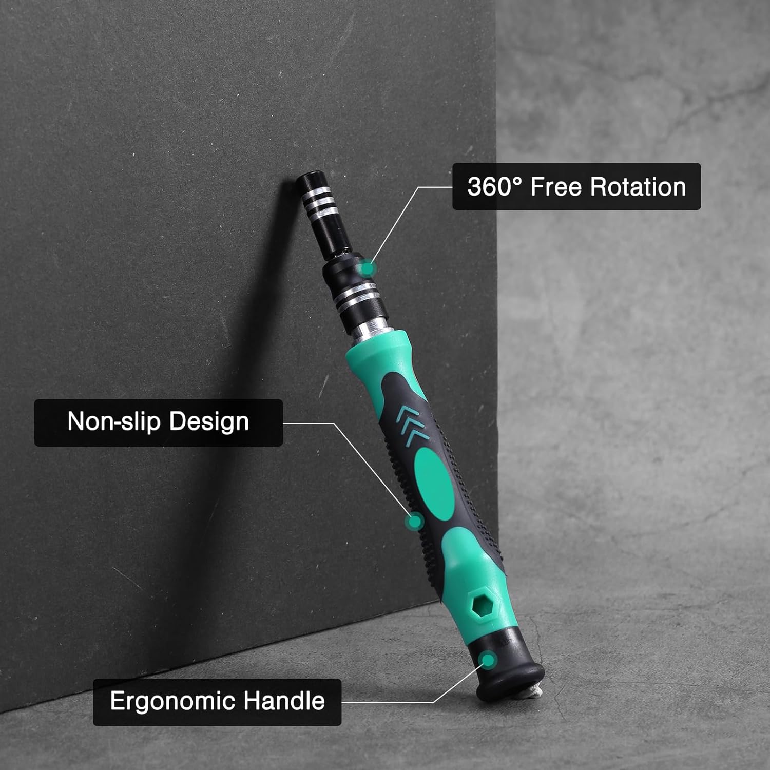 Anspect Precision Screwdrive130 in 1 with 120 bits Magnetic Screwdriver Bit Kit