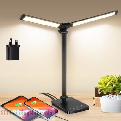 Ufanore Desk Table Lamp Double-head