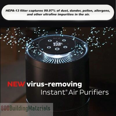 Instant Air Purifier Advanced 3-in-1 Filtration System 150-0007-01-UK