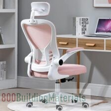 LIMOS Ergonomic Office Chair Flip-up Armrests (Pink) MBC-1