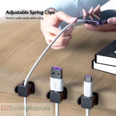 Angju Adhesive Charger Cable Clips