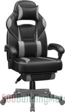 SONGMICS Lumbar Cushion Office Chair with Headrest ‎OBG073B03