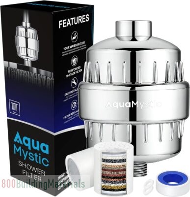 AquaMystic Shower Filter for Hard Water