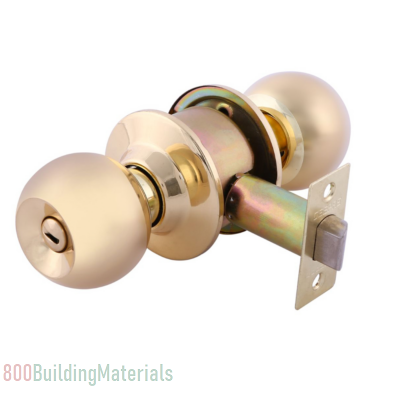 Geepas Stainless Steel Cylindrical Door Knob Lock GHW65029