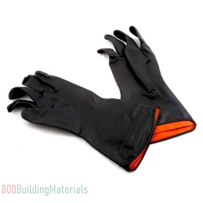 Latex Rubber Gloves 100 Gram- Black