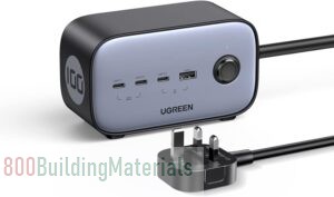 UGREEN 100W Power Strip USB C Charger, 6-in-1 DigiNest Pro Charger Station Multiport Extension Cord