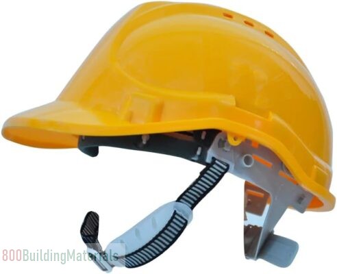 Ingco Safety Helmet – Lightweight PE Shell with Vents, 8-Point Suspension