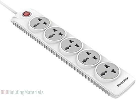 Huntkey Power Extension Child Protection Charging Station for all AC Socket – White – SZN 501