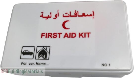 Portable Emergency First Aid Kit Set 42-Piece – White