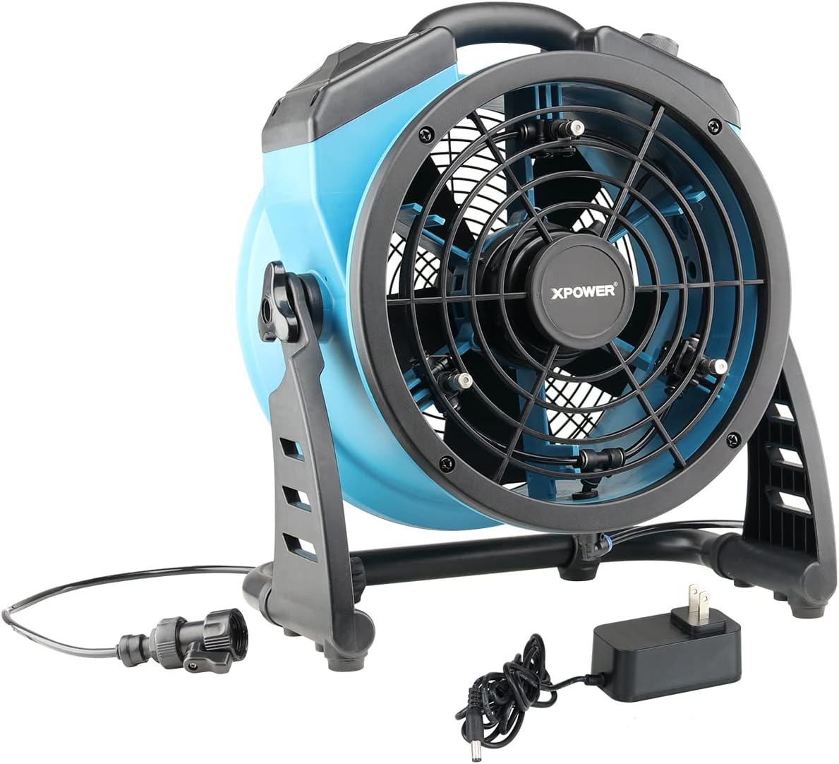 XPOWER Misting Fan Cooling Humidifier Carpet Blower Outdoor- FM-65B