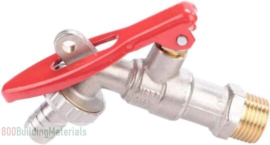 DELFINO Brass Thread Water Supply Manual Tap Lockable Faucet