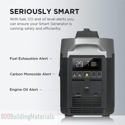 EF ECOFLOW Smart Generator, Unleaded Gasoline 4L Generator, 1800W AC Output