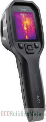 FLIR TG267 Thermal Imaging Camera with Bullseye Laser and Type-K Thermocouple: Commercial Grade Infrared Camera for Building Inspection, HVAC and Elec