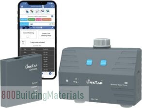 LinkTap D1 Wireless Water Timer & Gateway – 2 Zone Smart Hose Tap Timer