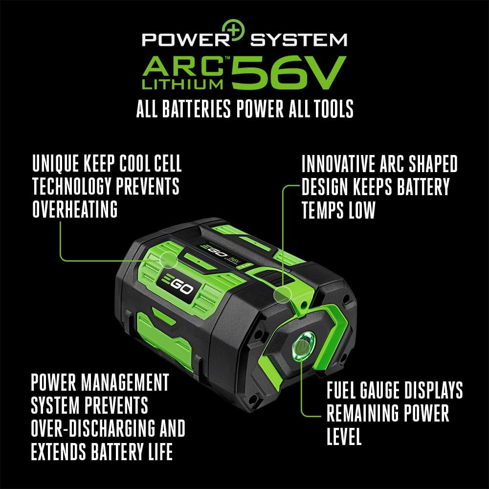 EGO Power+ BA4200T 56-Volt 7.5 Ah Battery with Upgraded Fuel Gauge (3rd Generation)
