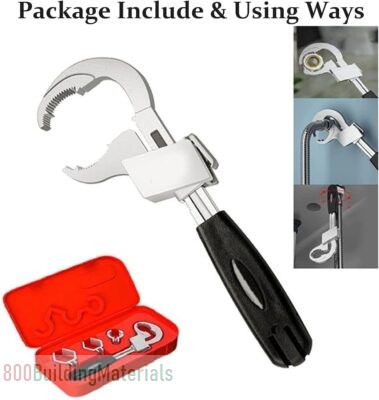 Universal Adjustable Double-ended Wrenches with Box for Disassembly/Assembly