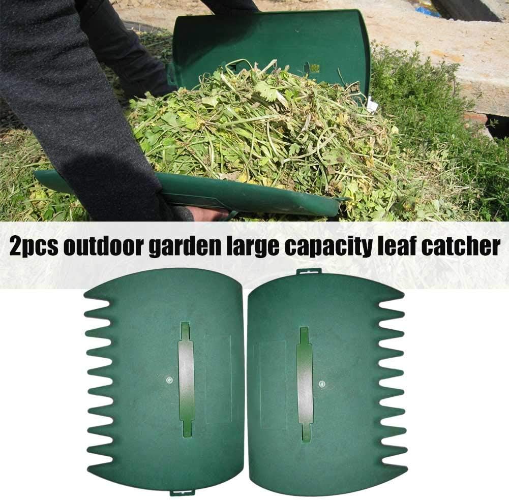 Handheld Large Leaf Grabber Serrated Cleaning Tools for Garden Lawn Yard