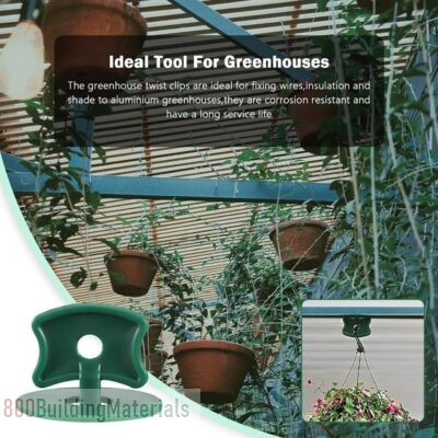 Plastic Greenhouse Fixing Clips and Washers Greenhouse Accessories Extender Corner Clips