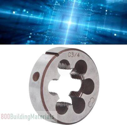 Round Threading Die, Machine Thread Right Hand Thread Adapter Detective Process Steel Cast Iron Copper and Aluminum