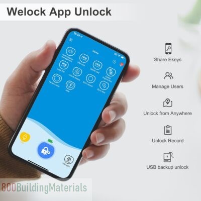 WELOCK Electronic Lock Cylinder IP65 RFID Smart Card Bluetooth WiFi Connection