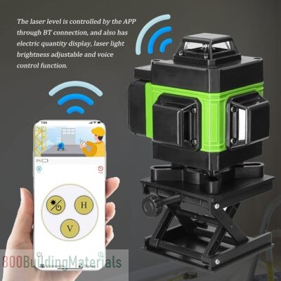 Obery Multifunctional 4D 16 Lines Laser Level 3° Self-leveling Machine USB Rechargeable Lithium Battery Leveling Tool