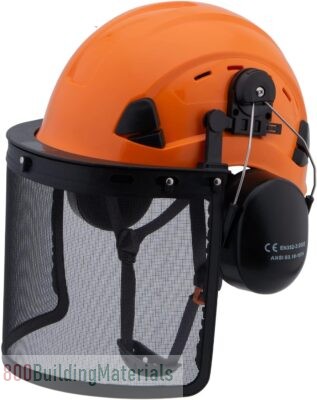 LOHASWORK Safety Hard Hat with Visor – ANSI Z89.1 Approved ABS Adjustable Vented Helmet – 6-Point Suspension