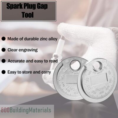 MAKINGTEC Spark Plug Gauge Measuring Tool Wire Spark Plug Gauge Tool