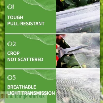 INNOLITES Ultra Fine Garden Mesh Netting 6.5’x10′ Greenhouse Protective Net