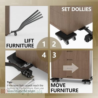 ONEON Furniture Movers with Wheels & Lifter Kit by