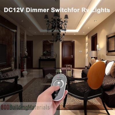 Dimmable LED Light DC 12V-24V 18A PWM Dimmer Switch with Touch Remote Control
