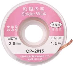 Soldering Wick for Maintinance, 1.5 Meter, CP-2015