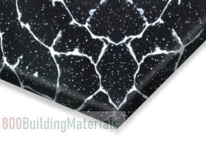 Cracked Black K75 Solid Surface Sheet AC-SOLID-SLB-K75-12Cracked Black K75 Solid Surface, 76x367cm, 12mm