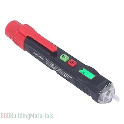 4basix AC Voltage Detector, Noncontact Voltage Tester Wide Application LED Flashlight