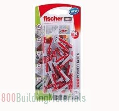 Fischer Duopower 6 X 30 K Secure Functions For Solid Expansion hollow And Panel Building Materials 534993