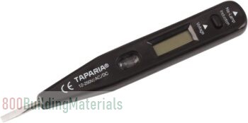 Taparia Plastic Digital Tester with LCD Display and Neon Bulb (Black) MDTN82
