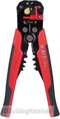 Multifunctional Cable Wire Stripper Cutter, Crimping Stripping Plier Tool, Self-adjusting 8″