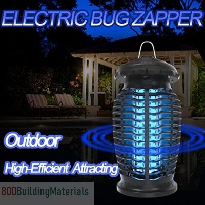 Insect Zapper Fly Traps Mosquito Killer Lamp for Home Patio (Black)