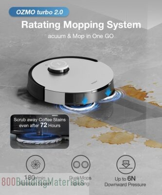 ECOVACS X1 OMNI Robot Vacuum Cleaner (Auto Clean+Auto Empty) Deep Sweeping and Mopping
