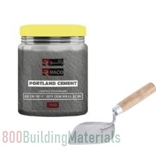 RACO Quickset Portland Cement Construction Quality Cement Powder 1 Kg with Trowel