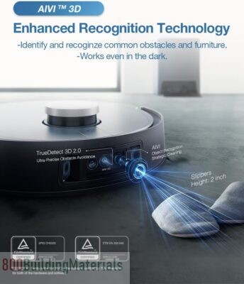 ECOVACS X1 OMNI Robot Vacuum Cleaner (Auto Clean+Auto Empty) Deep Sweeping and Mopping